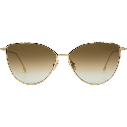 Victoria Beckham Gold Sunglasses