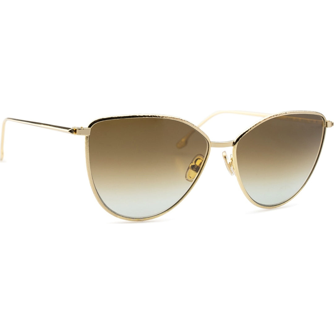 Victoria Beckham Gold Sunglasses