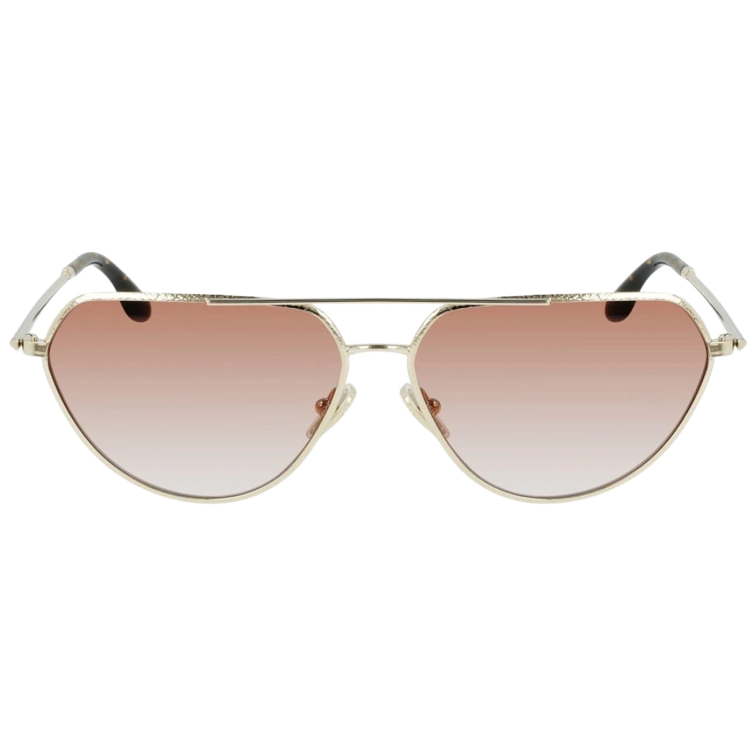Victoria Beckham Gold Sunglasses