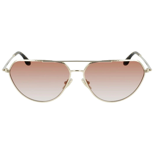 Victoria Beckham Gold Sunglasses