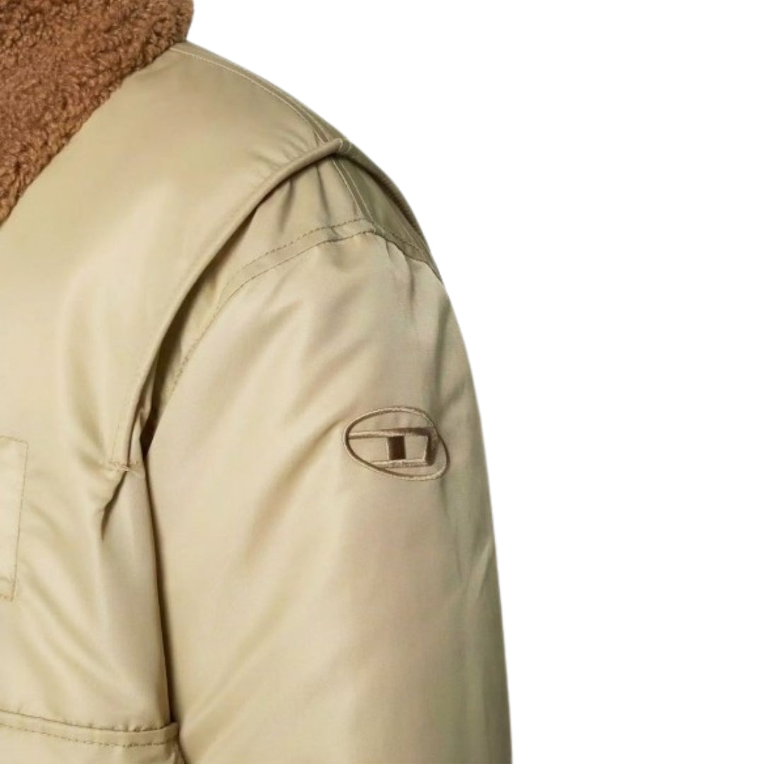 Diesel W-Carlo-NW Tidal Foam Cream Jacket