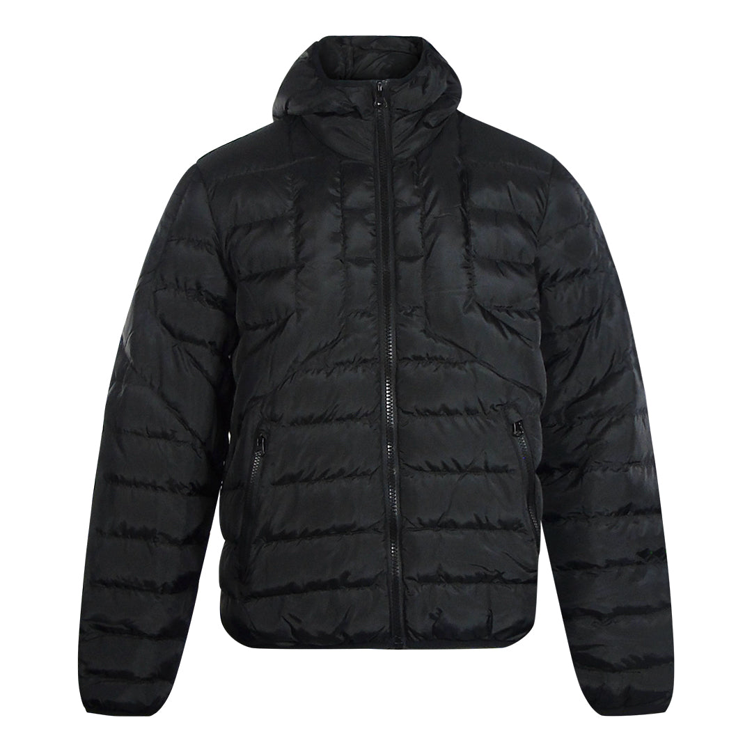 Diesel Black Padded Plain Jacket