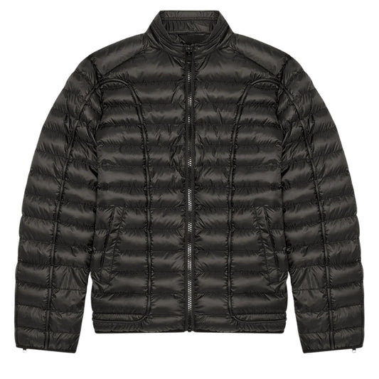 Diesel Plain Black Padded Jacket S