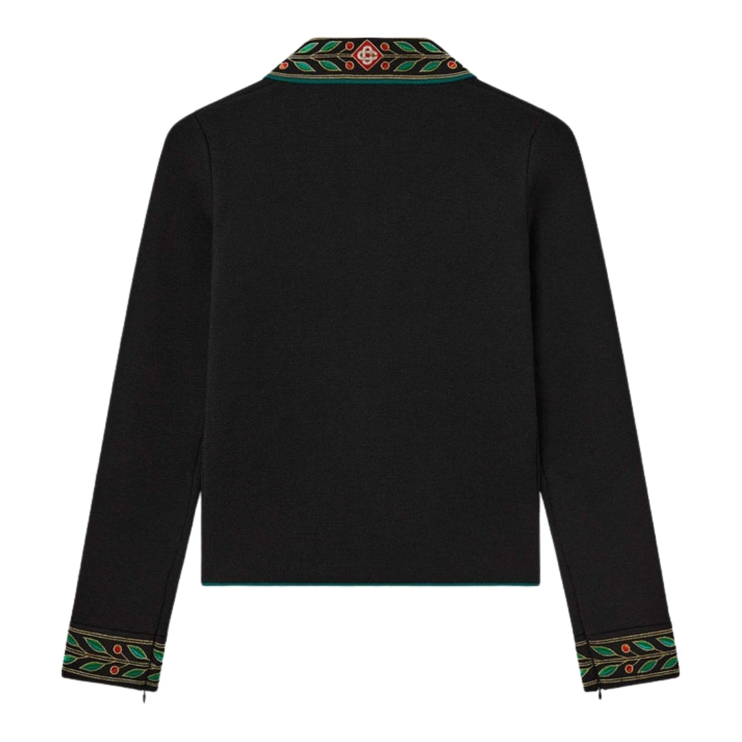 Casablanca Embroidered Laurel Black Jackets