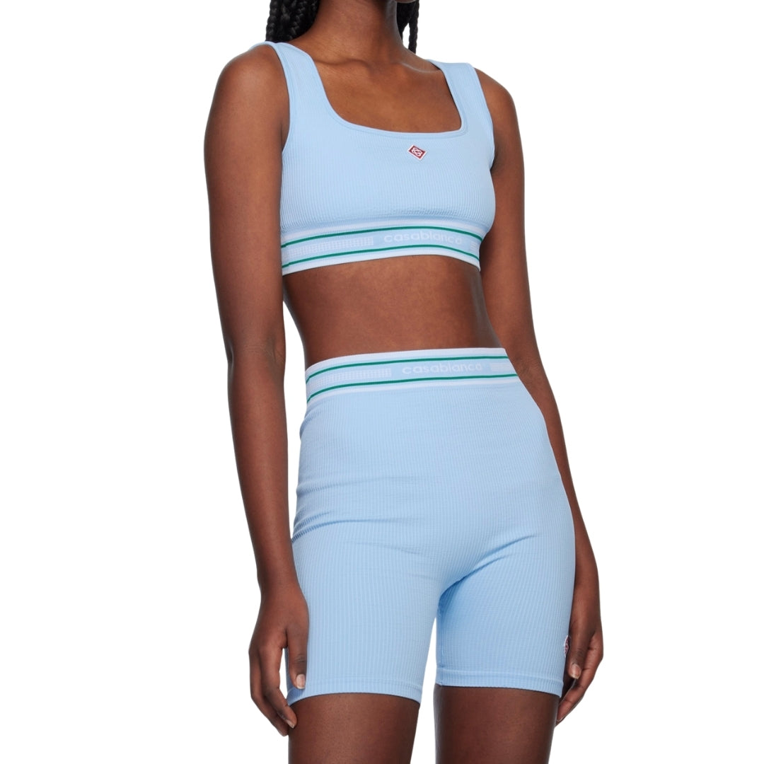 Casablanca Seamless Shorts Pale Blue Shorts