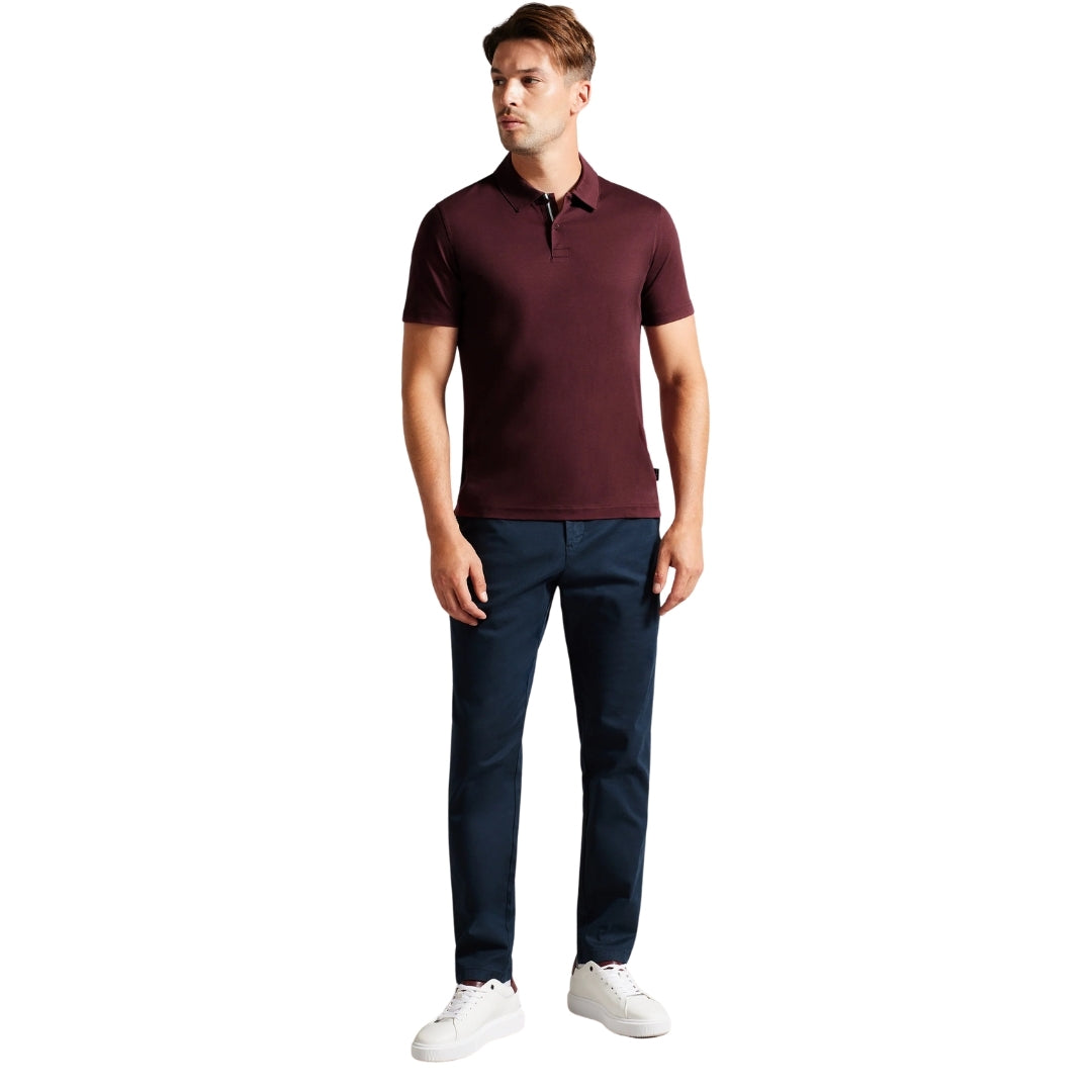 Ted Baker Zeiter Maroon Soft Touch Polo Shirt