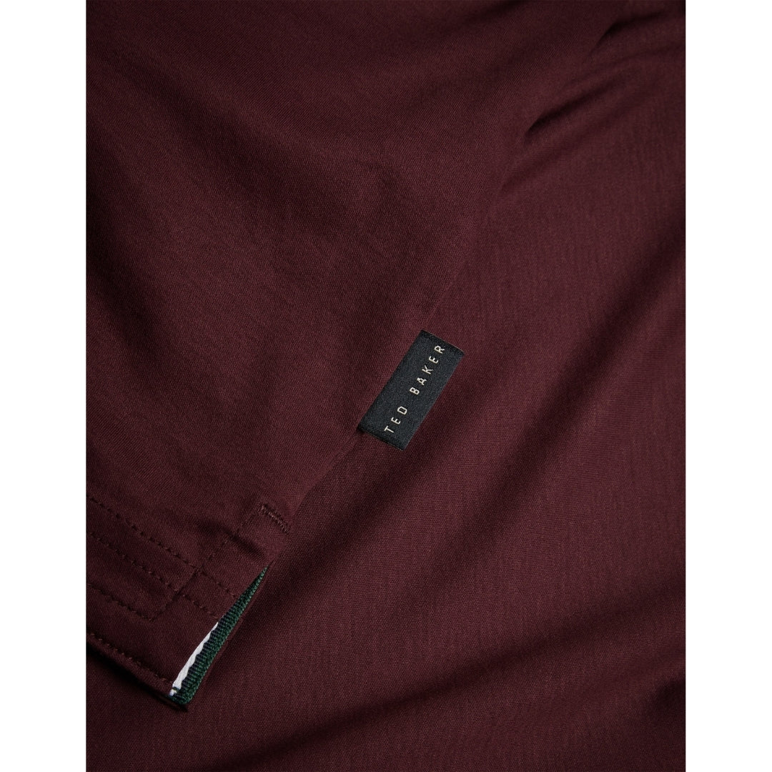 Ted Baker Zeiter Maroon Soft Touch Polo Shirt