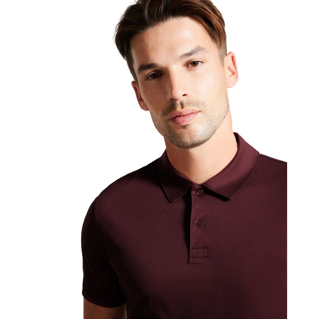 Ted Baker Zeiter Maroon Soft Touch Polo Shirt
