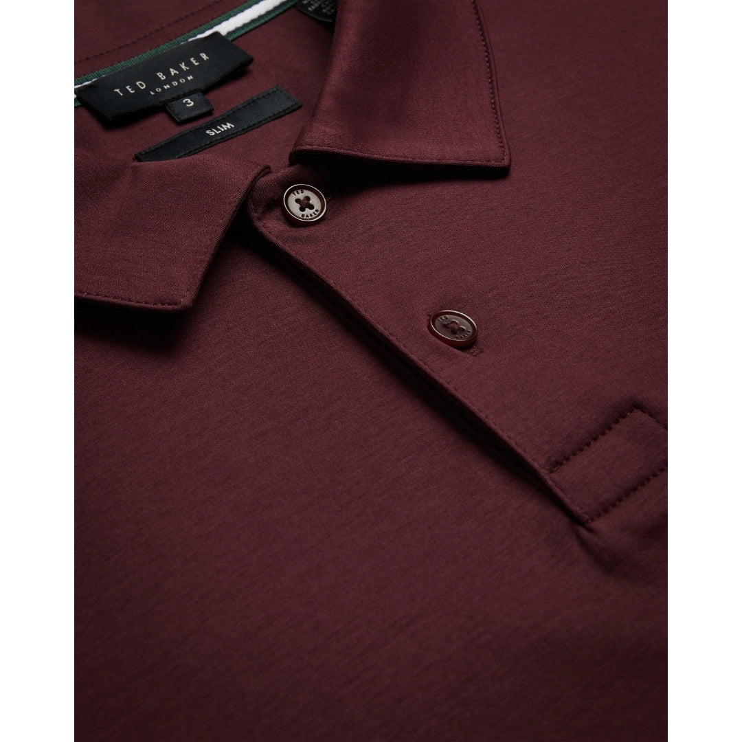 Ted Baker Zeiter Maroon Soft Touch Polo Shirt