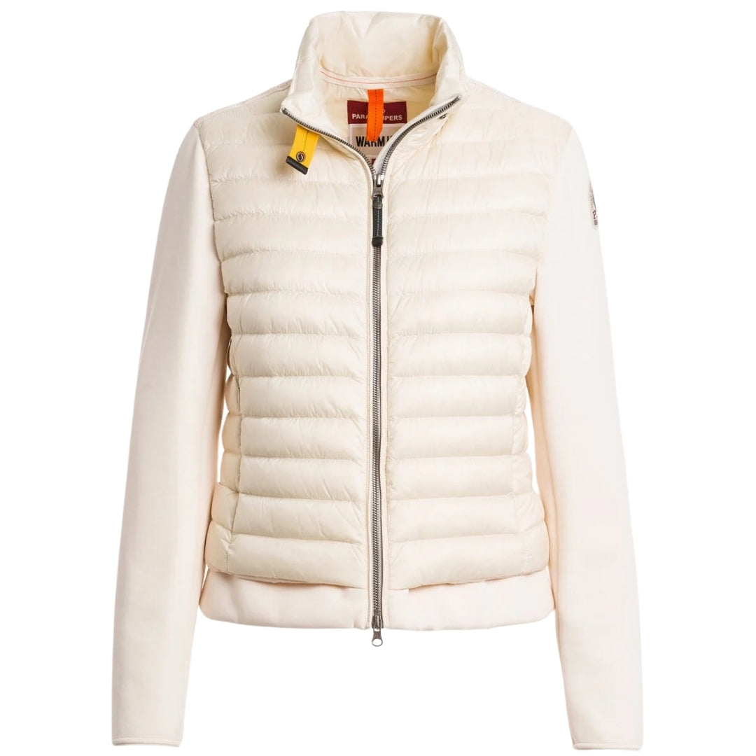 Parajumpers ZENA PWHYWU33 775 MOONBEAM Cream DOWN JACKET Womens S