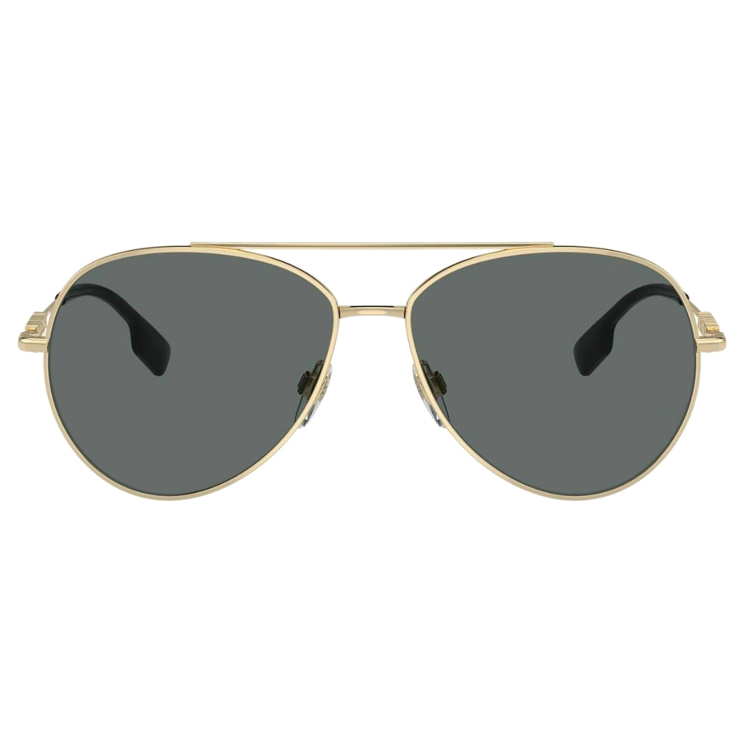 Burberry Dark Grey Lensed Gold Sunglasses