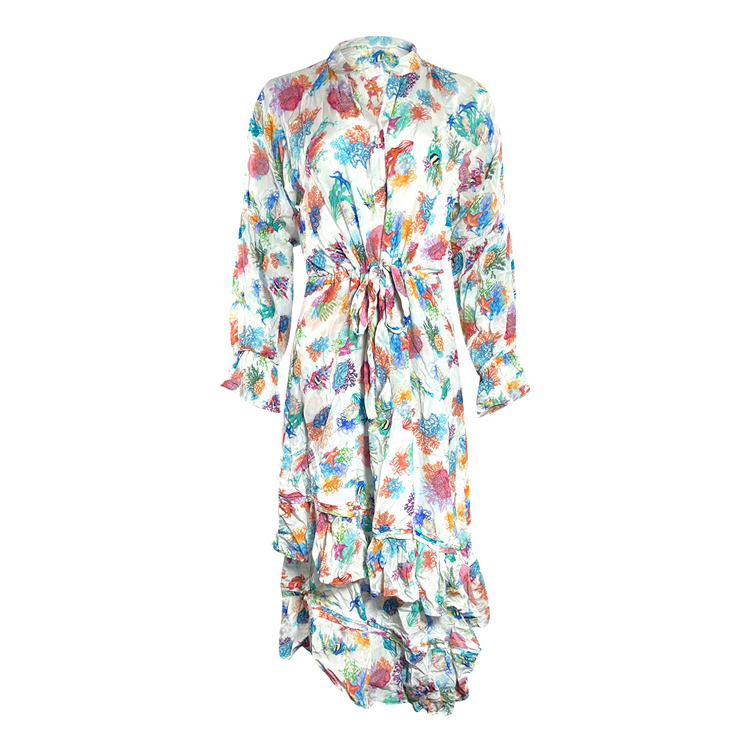 Inoa Fashion Bonaire Reef 1202116 Uneven Hem Dress Womens