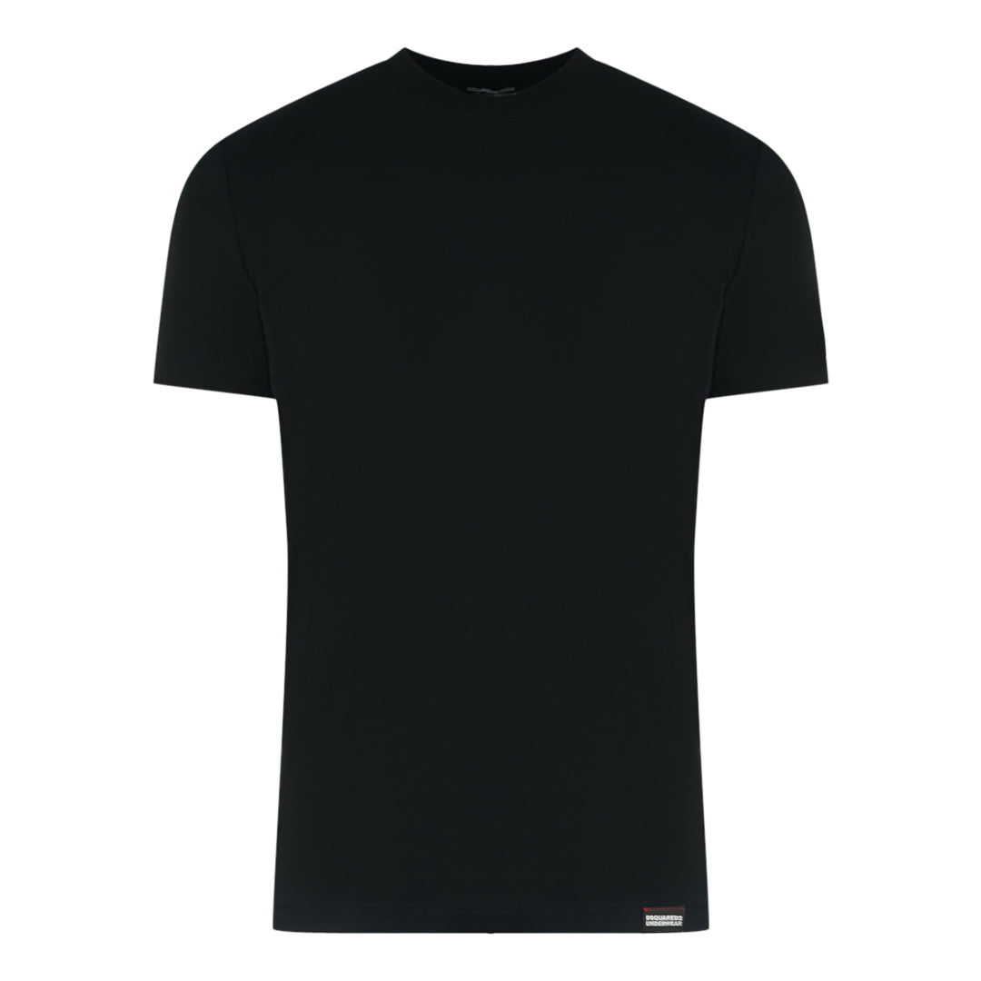 Dsquared2 Icon Back Logo Black Underwear T-Shirt