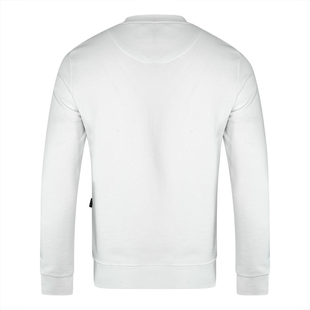 Aquascutum Of London Logo White Sweatshirt