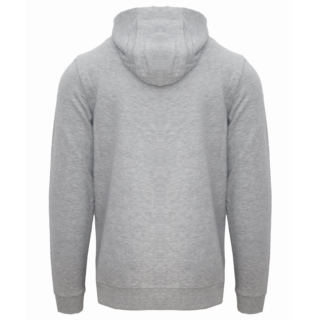 Aquascutum Branded Taped Pocket Grey Zip Up Hoodie