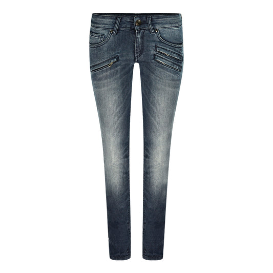 Balmain Double Zip Blue Jeans