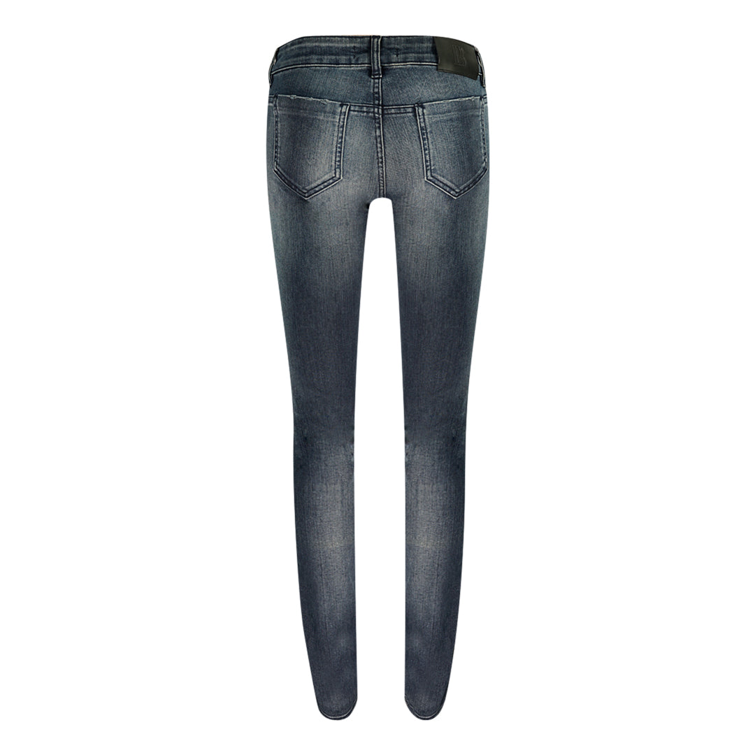 Balmain Double Zip Blue Jeans