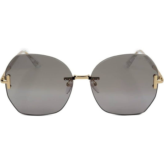 Tom Ford Ft0810 K 32C Asian Fit Gold Sunglasses
