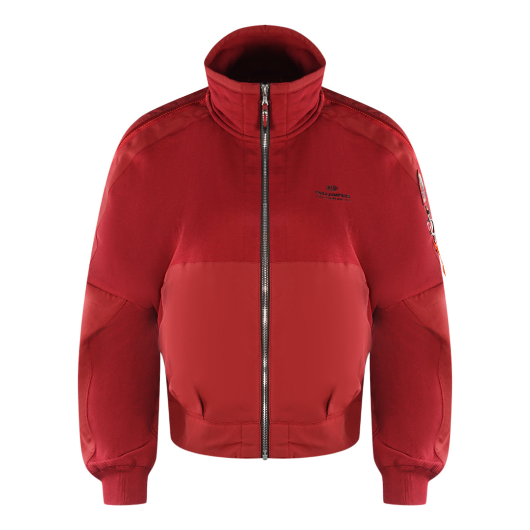 Parajumpers Jadie Rio Red Zip Up Jumper