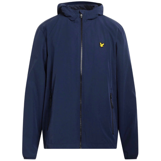 Lyle & Scott Navy Blue Hooded Jacket