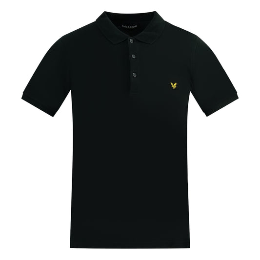 Lyle & Scott Black Polo Shirt