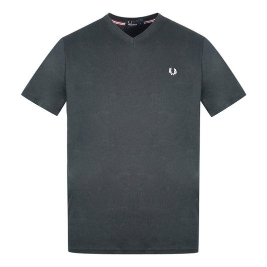 Fred Perry M6717 102 V Neck Black T Shirt