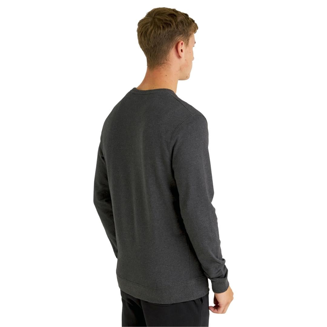 Lyle & Scott Branded Charcoal Marl Pull-over Jumper
