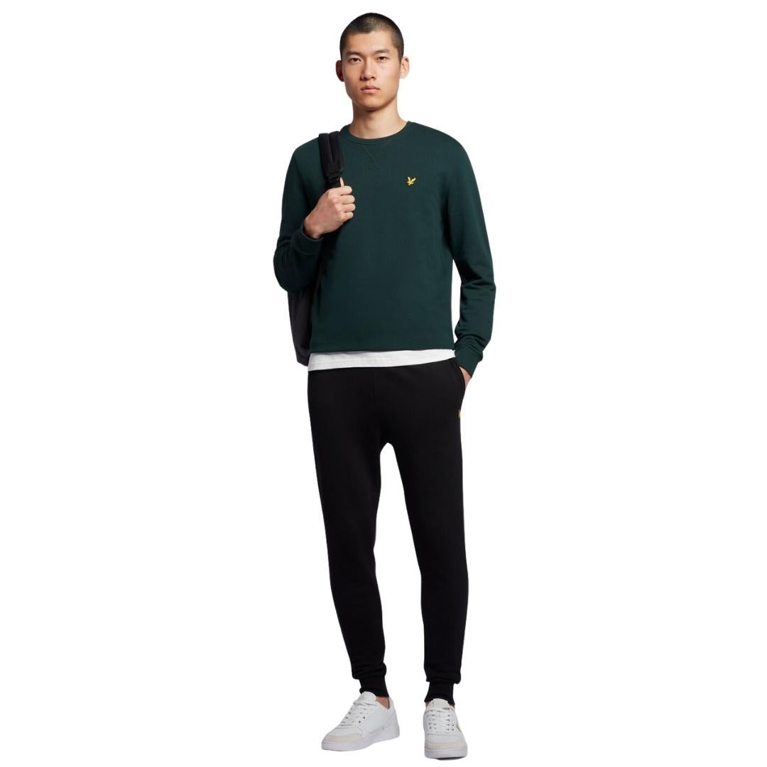 Lyle & Scott Branded Dark Green Pull-over Jumper