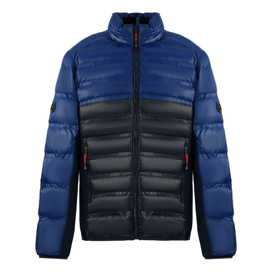 Michael Kors Penton Quilt Fibre Down Blue Jacket