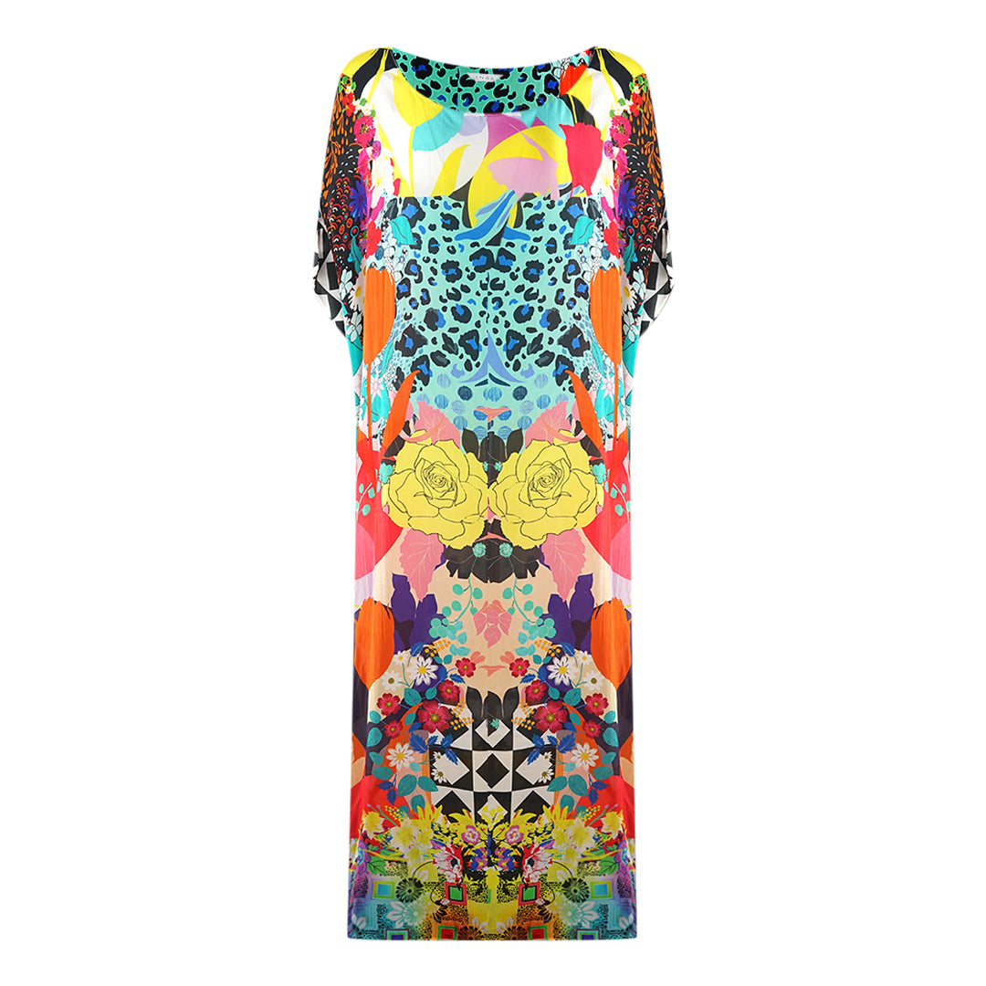 Inoa Monrovian 12001 Multi Box Kaftan Cover Up
