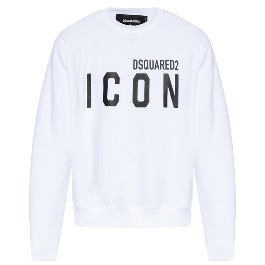 Dsquared2 Icon Logo Cool Fit White Sweatshirt