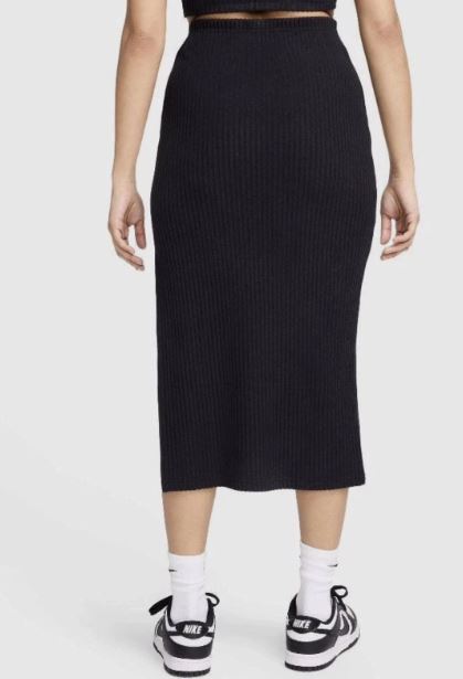 Nike Sportswear Chill Rib Black Skirt