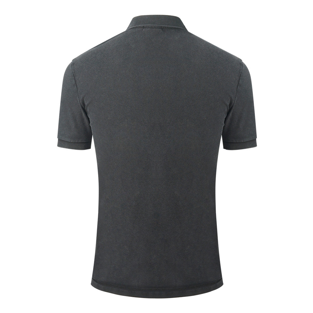 Napapijri Elbas 4 Logo Black Polo Shirt