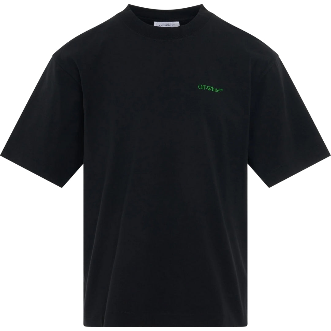Off-White Moon Arrow Skate Fit Black T-Shirt
