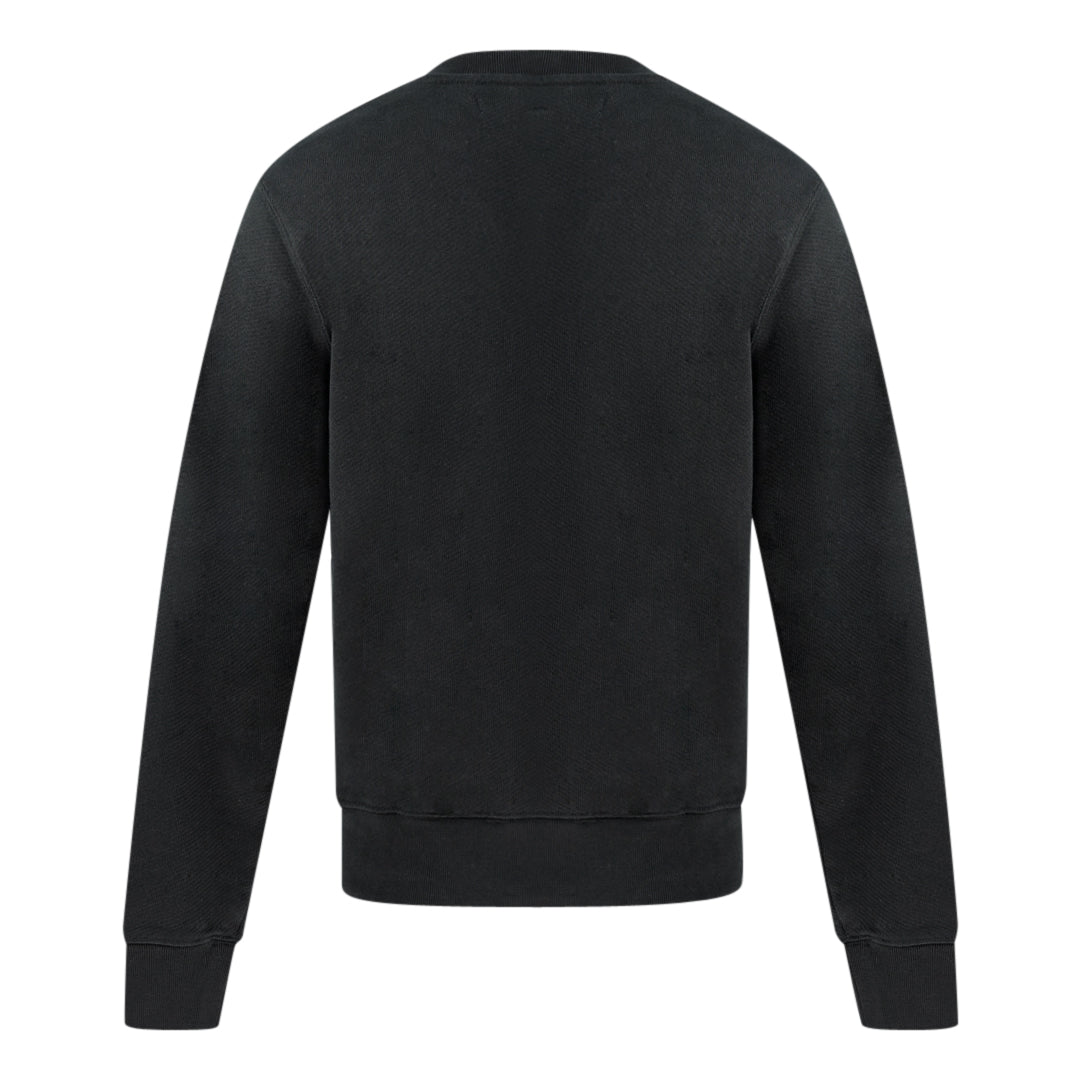 Off White Off White Logo Black Oversized Sweatshirt