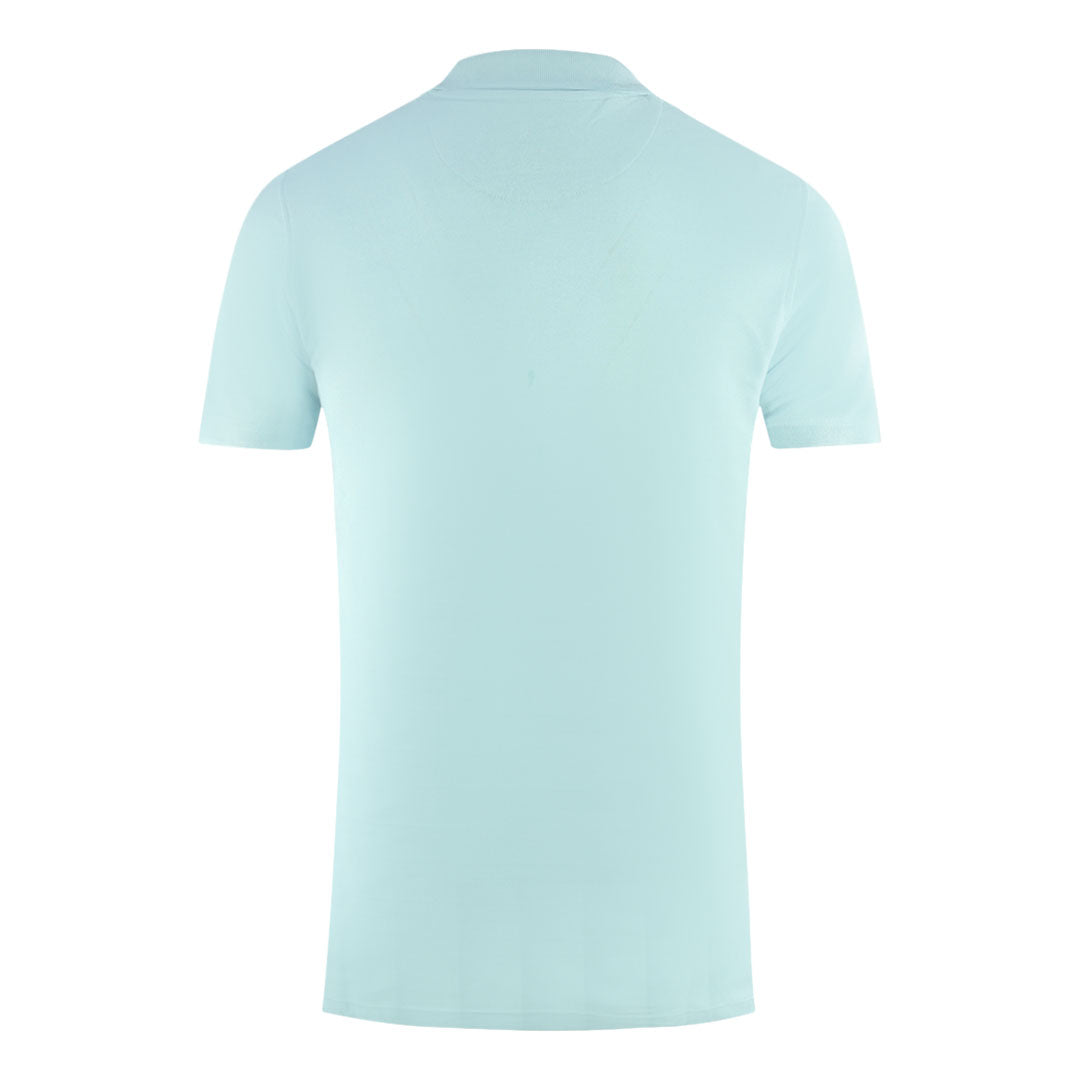 Aquascutum London Crest Light Blue Polo Shirt