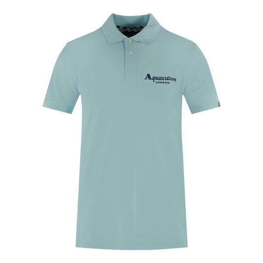 Aquascutum London 1851 Light Blue Polo Shirt