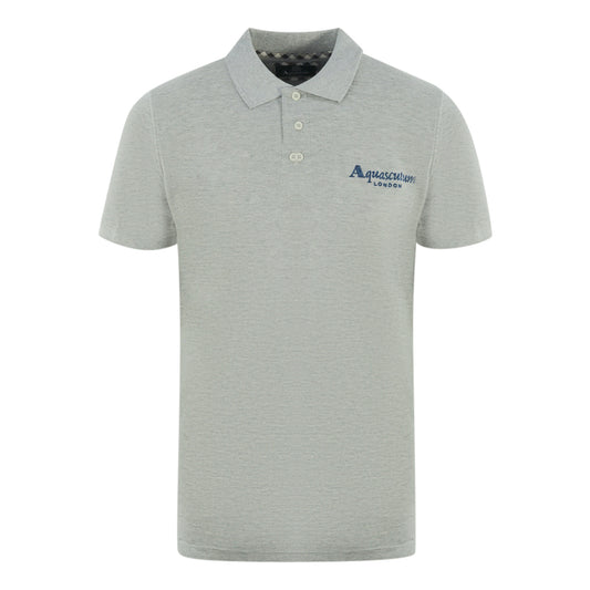 Aquascutum London 1851 Grey Polo Shirt