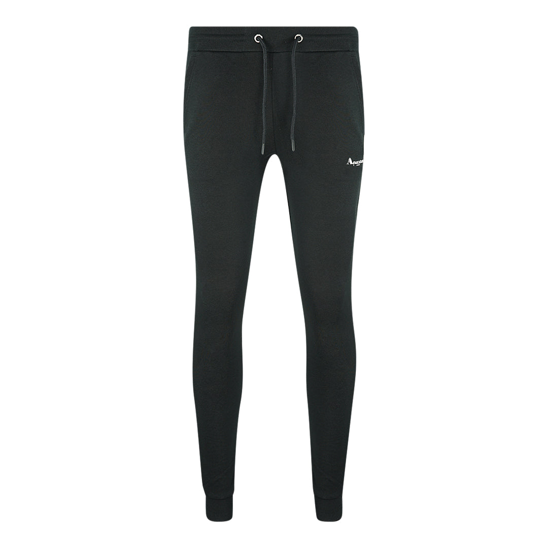 Aquascutum Logo Black Sweat Pants