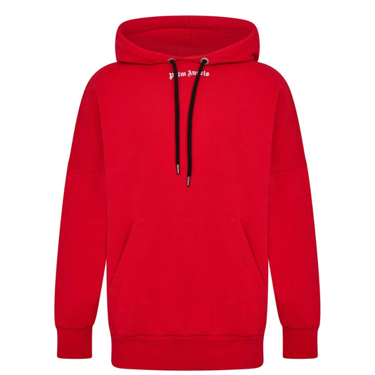 Palm Angels Classic Logo Red Hoodie