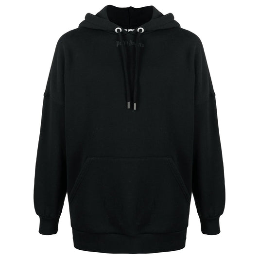 Palm Angels Classic Logo Black Oversized Hoodie