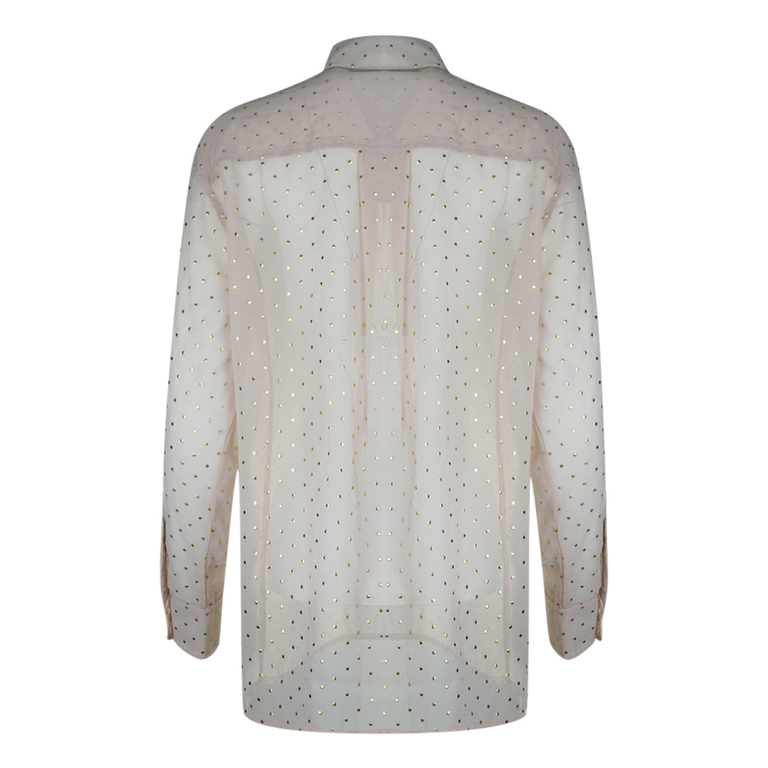 Inoa Poly Georget Pink Long Sleeve Shirt