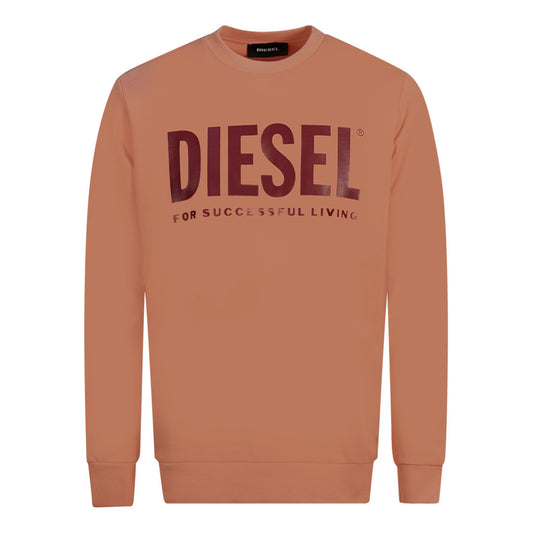 Diesel S Division Logo Pink Sweater