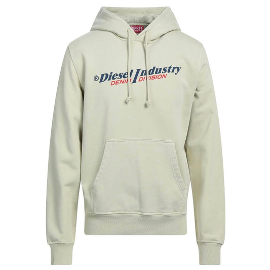 Diesel Industry Denim Division Logo Beige Hoodie