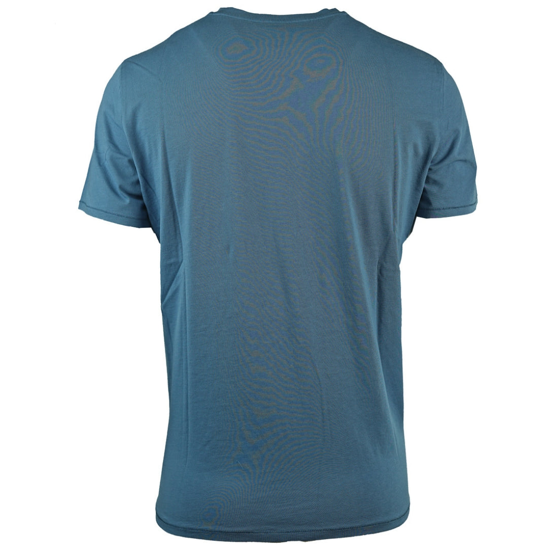 Just Cavalli Bold Motif Blue T-Shirt