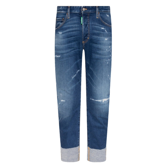 Dsquared2 Sailor Style Blue Jeans