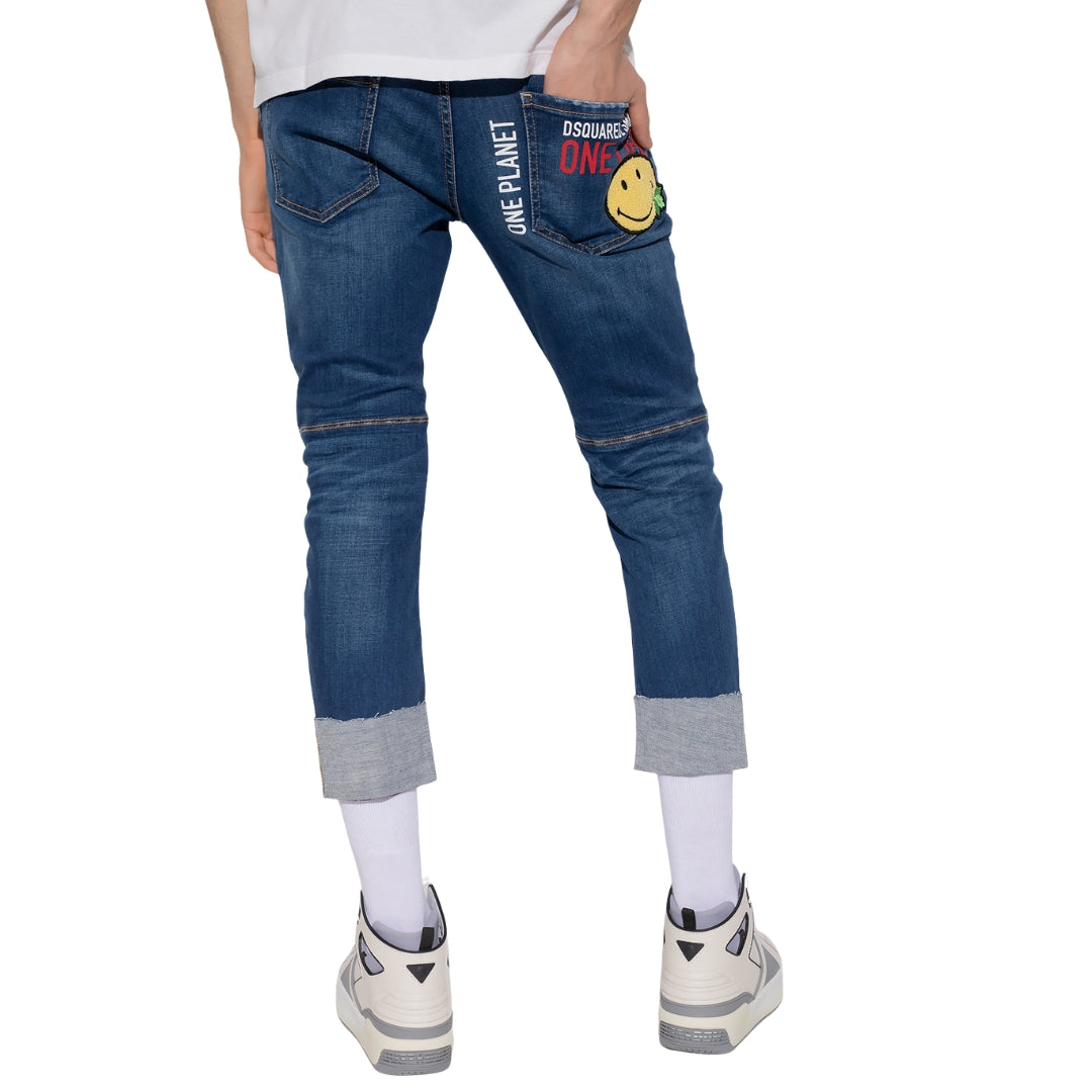 Dsquared2 Sailor Style Blue Jeans