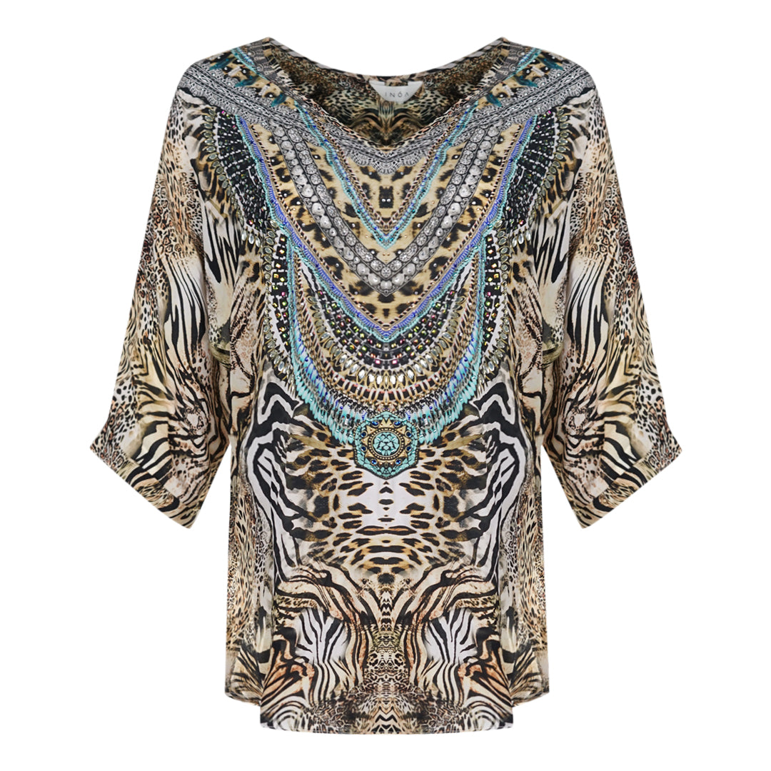 Inoa Savannah 12008 Grey Silk Fish Top