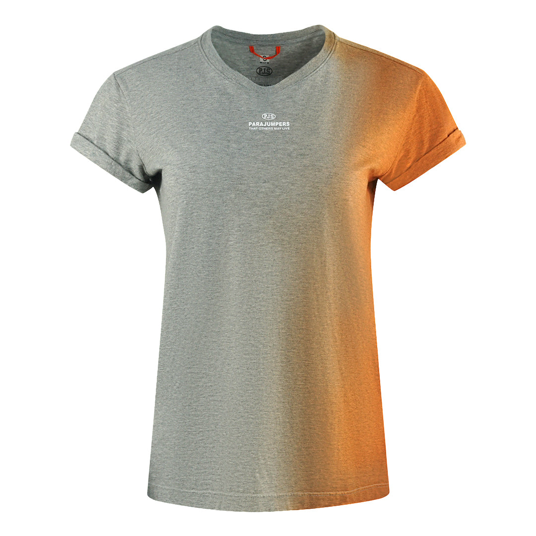 Parajumpers Shaded Tee Orange Grey Shaded T Shirt