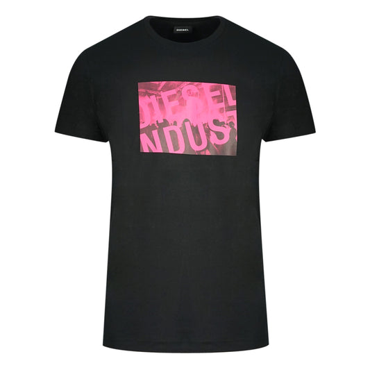 Diesel T-Diego-K16 Box Logo Black T-Shirt